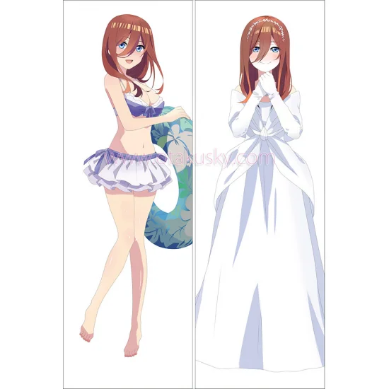 The Quintessential Quintuplets Dakimakura Nakano Miku Body Pillow Case 30 - Click Image to Close