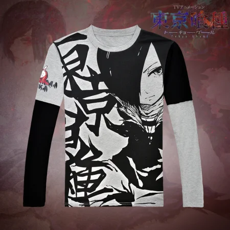 Tokyo Ghoul Toka Kirishima Full Print Pure Cotton Bottoming Shirt