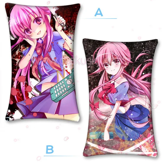 Future Diary Yuno Gasai Standard Pillow Case Cover Cushion - Click Image to Close