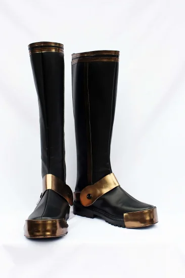 Samurai Warriors Motonari Mori Cosplay Boots - Click Image to Close