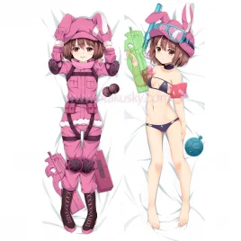 Sword Art Online GGO Dakimakura Llenn Body Pillow Case