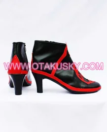 Lunia Record Of Lunia War Black Cosplay Shoes