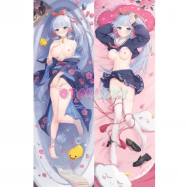 Genshin Impact Dakimakura Kamisato Ayaka Body Pillow Case 45