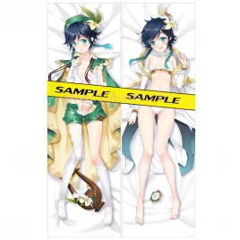 Genshin Impact Dakimakura Venti Body Pillow Case 04