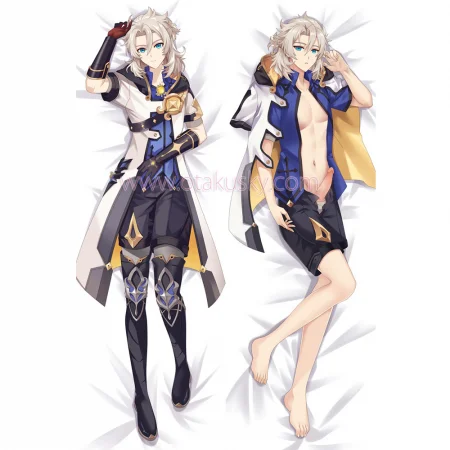 Genshin Impact Dakimakura Albedo Body Pillow Case 04