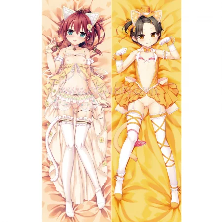 Maitetsu Dakimakura Minokasa Nagi Migita Hibiki Body Pillow Case