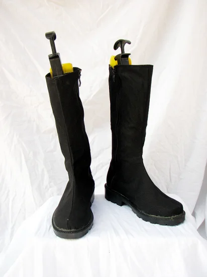 Black Cosplay Boots 17 - Click Image to Close