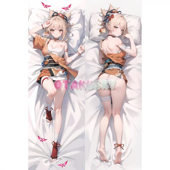 Genshin Impact Dakimakura Yoimiya Body Pillow Case 17 - Click Image to Close