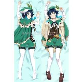 Genshin Impact Dakimakura Venti Body Pillow Case 05