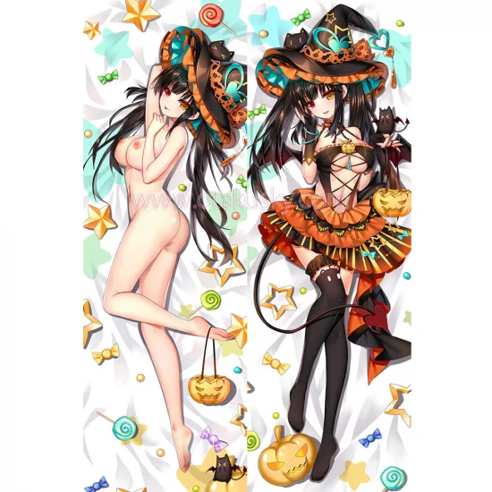 Date a Live Dakimakura Kurumi Tokisaki Body Pillow Case 88 - Click Image to Close