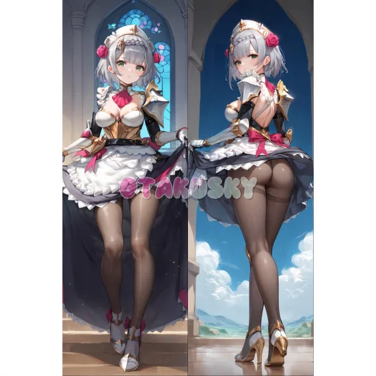 Genshin Impact Dakimakura Noelle Body Pillow Case 09 - Click Image to Close