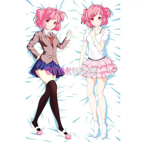 Doki Doki Literature Club! Dakimakura Natsuki Body Pillow Case 02 - Click Image to Close