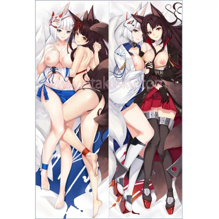 Azur Lane Dakimakura Akagi Kaga Body Pillow Case 02