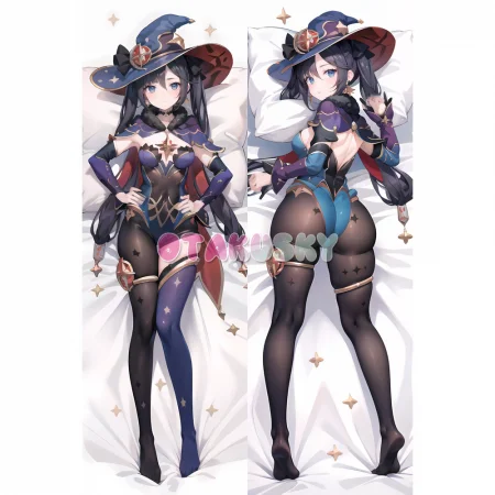 Genshin Impact Dakimakura Mona Body Pillow Case 13