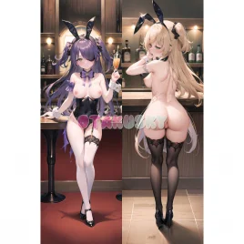 Genshin Impact Dakimakura Fischl Body Pillow Case 16