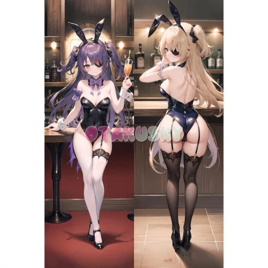 Genshin Impact Dakimakura Fischl Body Pillow Case 15 - Click Image to Close