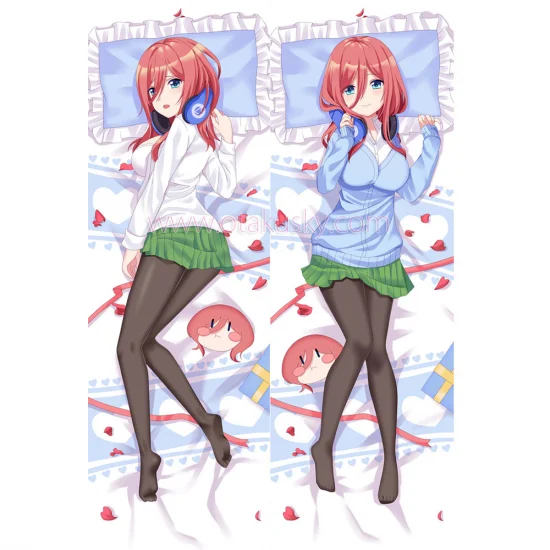 The Quintessential Quintuplets Dakimakura Nakano Miku Body Pillow Case 21 - Click Image to Close