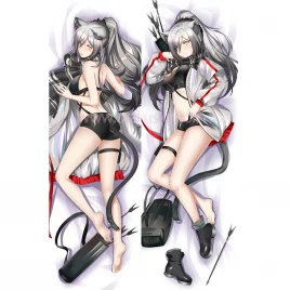 Arknights Dakimakura Schwarz Body Pillow Case