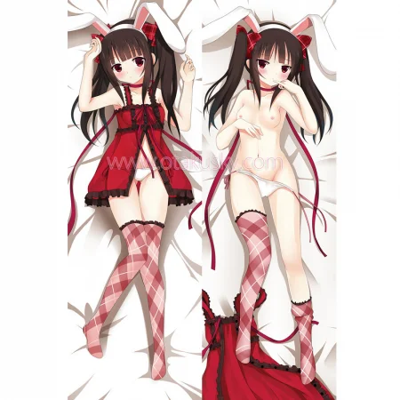 Is The Order a Rabbit Dakimakura Chiya Ujimatsu Body Pillow Case