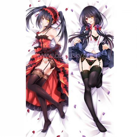 Date a Live Dakimakura Kurumi Tokisaki Body Pillow Case 54