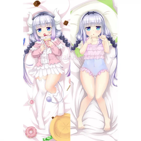 Miss Kobayashi's Dragon Maid Dakimakura Kanna Body Pillow Case 03 - Click Image to Close