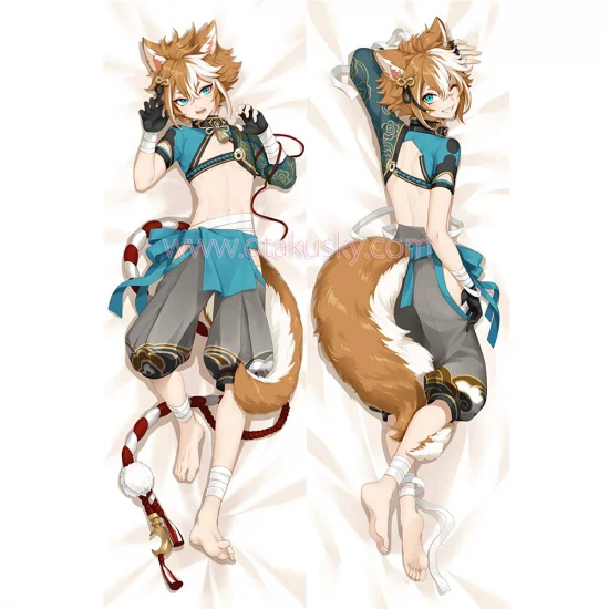 Genshin Impact Dakimakura Gorou Body Pillow Case - Click Image to Close