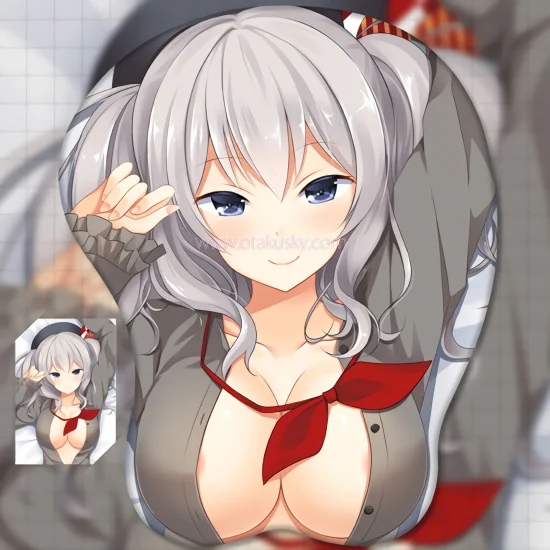 2way Kantai Collection KanColle Kashima Anime 3D Mouse Pad Mat Wrist Rest - Click Image to Close