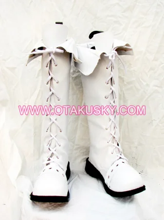 White Cosplay Boots 01