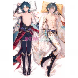 Genshin Impact Dakimakura Xiao Body Pillow Case 08