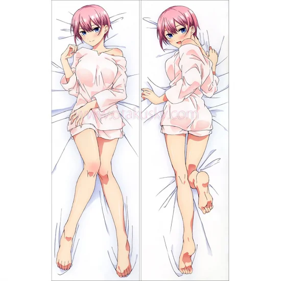 The Quintessential Quintuplets Dakimakura Nakano Ichika Body Pillow Case 02 - Click Image to Close