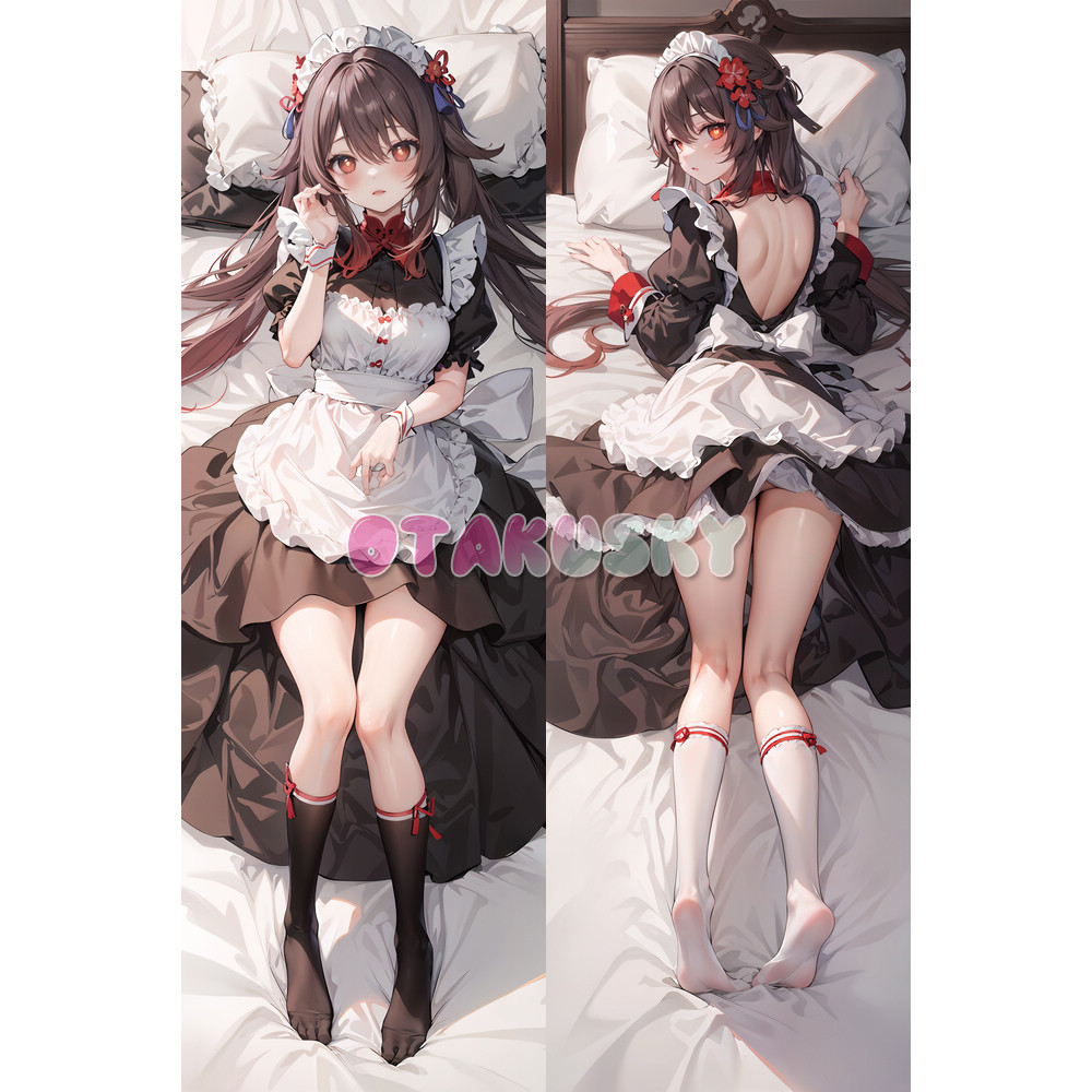 Genshin Impact Dakimakura Hu Tao Walnut Body Pillow Case 34