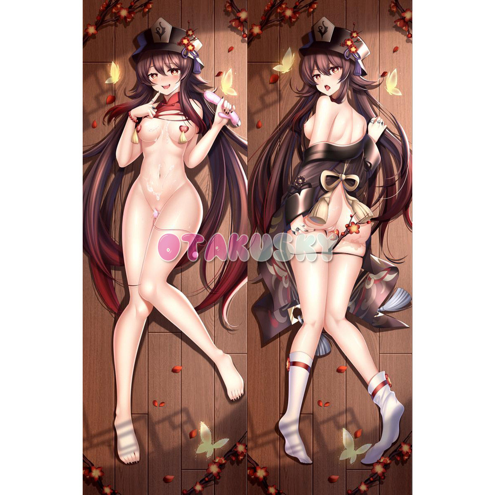 Genshin Impact Dakimakura Hu Tao Walnut Body Pillow Case 26