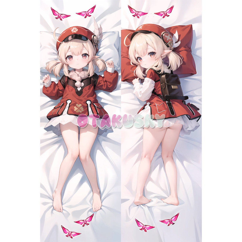 Genshin Impact Dakimakura Klee Body Pillow Case 21