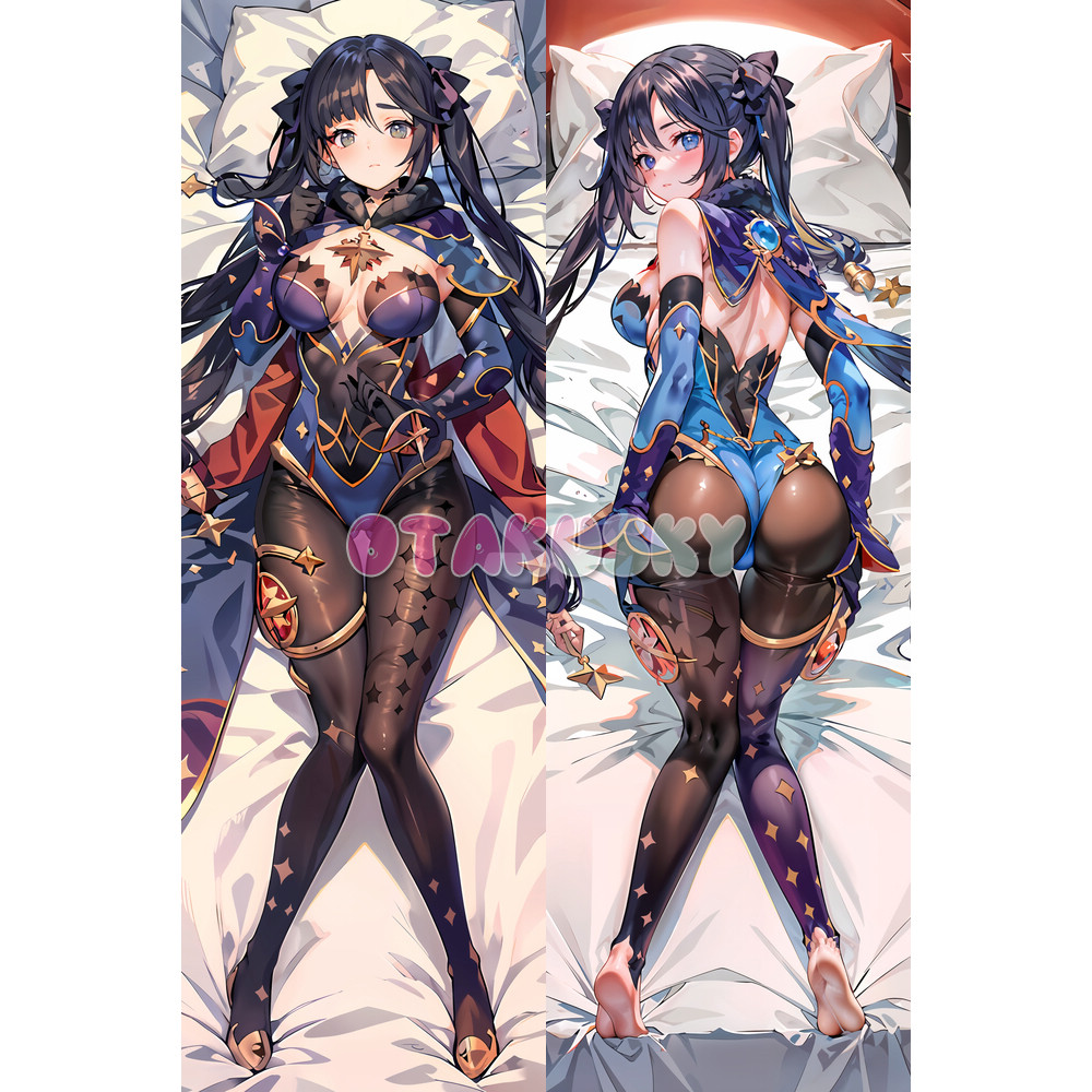 Genshin Impact Dakimakura Mona Body Pillow Case 14