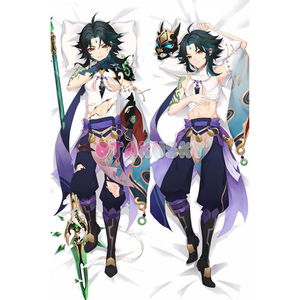 Genshin Impact Dakimakura Xiao Body Pillow Case 09