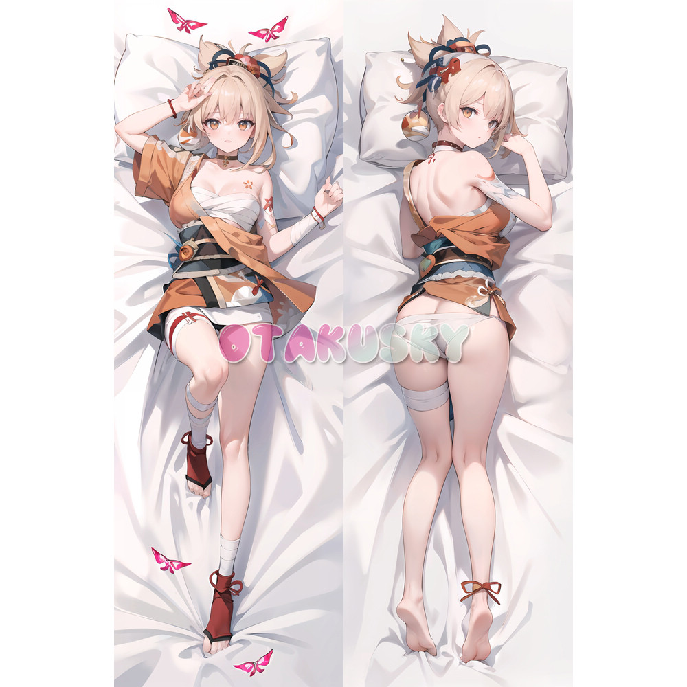 Genshin Impact Dakimakura Yoimiya Body Pillow Case 17