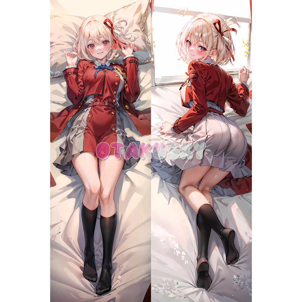 Lycoris Recoil Dakimakura Chisato Nishikigi Body Pillow Case 09