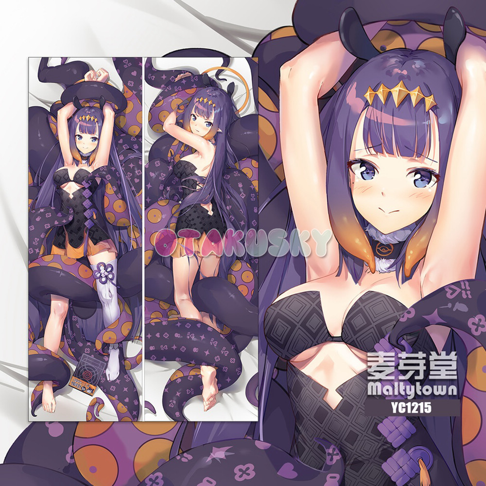 Virtual YouTuber Dakimakura Ninomae Ina'nis Body Pillow Case 02