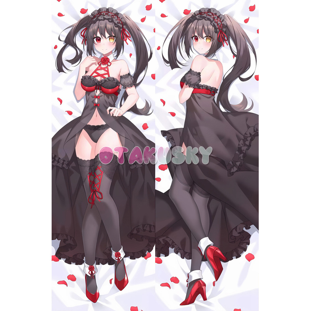 Date a Live Dakimakura Kurumi Tokisaki Body Pillow Case 113