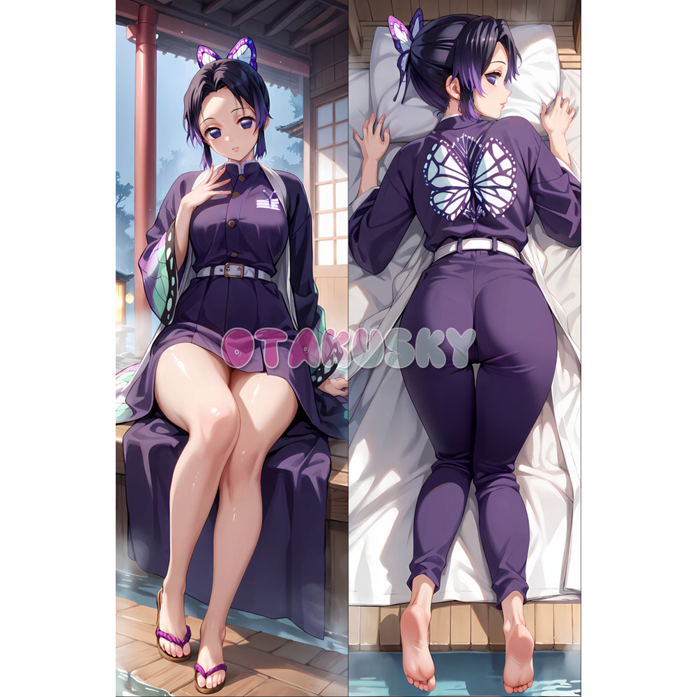 Demon Slayer Dakimakura Shinobu Kochou Body Pillow Case 14