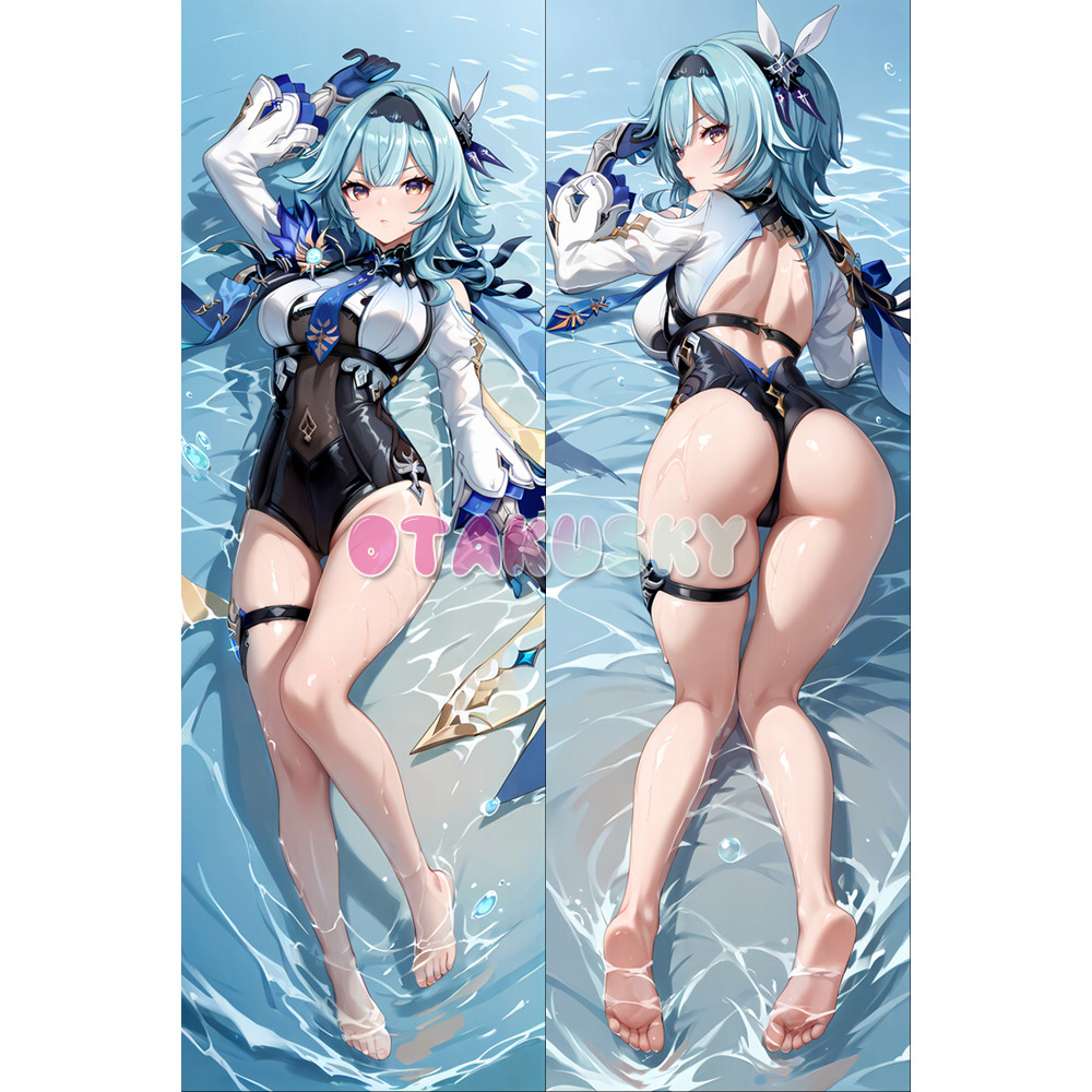 Genshin Impact Dakimakura Eula Lawrence Body Pillow Case 34