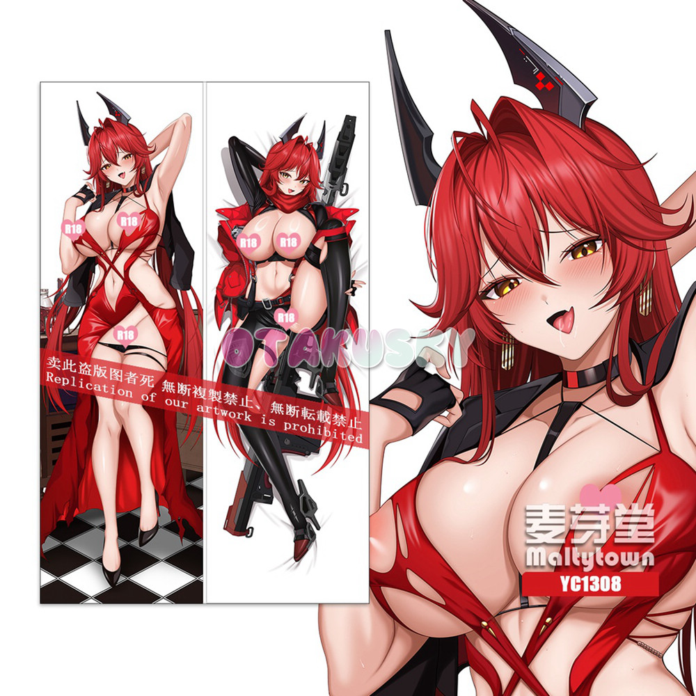 Goddess of Victory: Nikke Dakimakura Red Hood Body Pillow Case 03