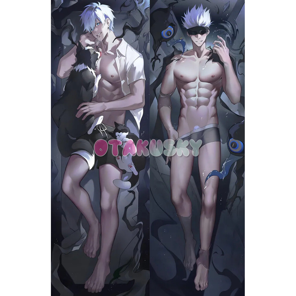 Jujutsu Kaisen Dakimakura Satoru Gojo Body Pillow Case 12