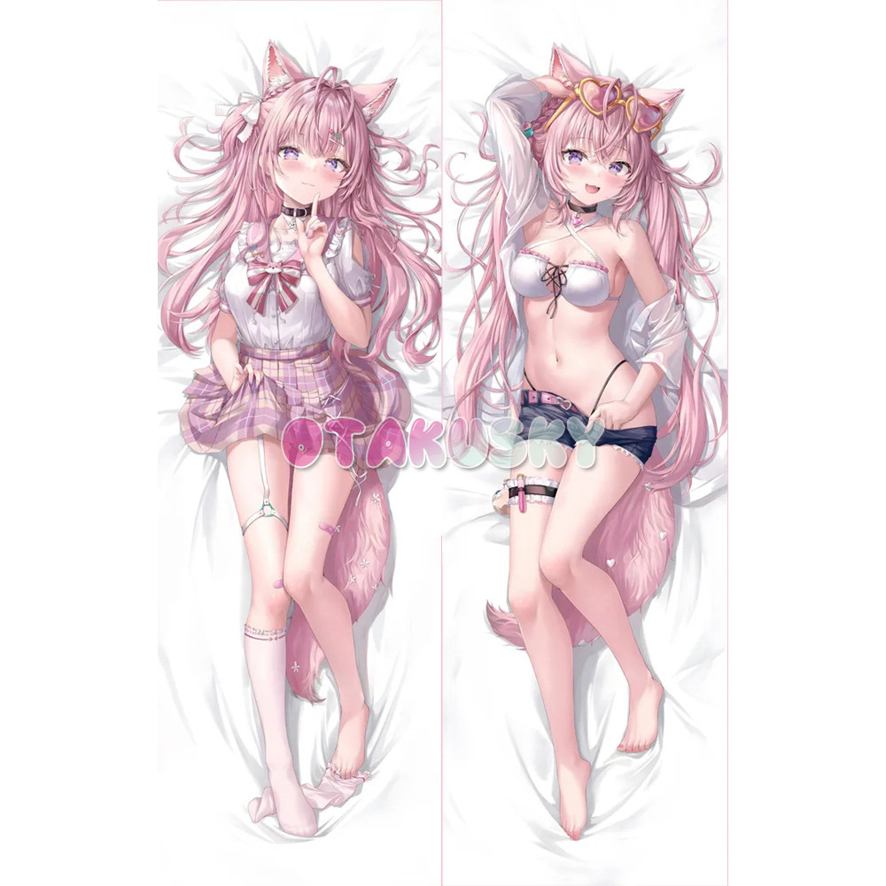 Virtual YouTuber Dakimakura Hakui Koyori Body Pillow Case 17