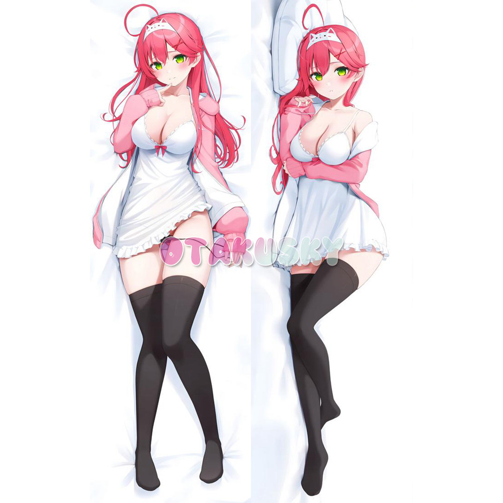 Virtual YouTuber Dakimakura Sakura Miko Body Pillow Case 03